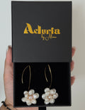 Pearl Bloom Drop Earrings