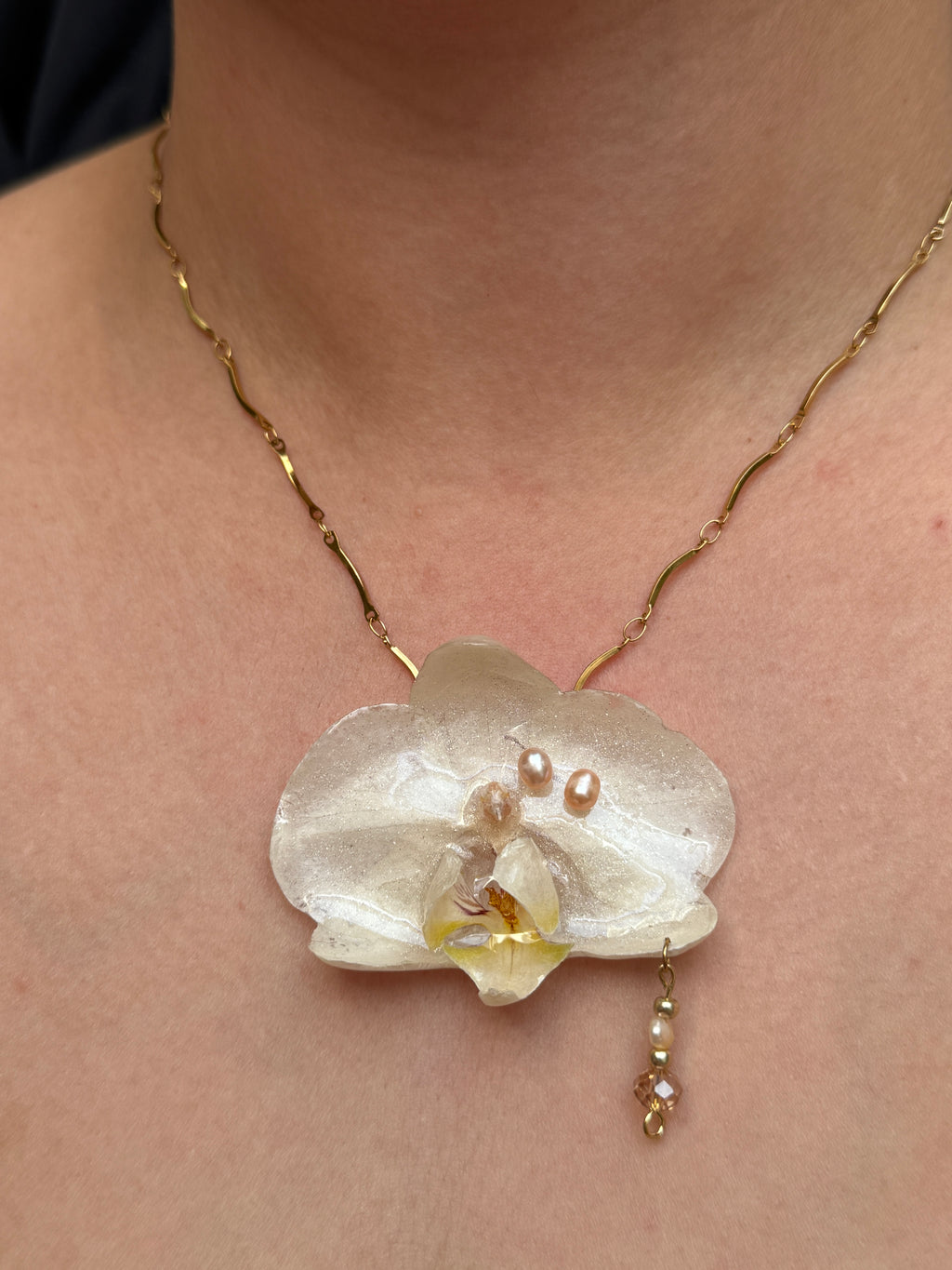 Celestia Orchid Necklace