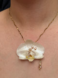Celestia Orchid Necklace