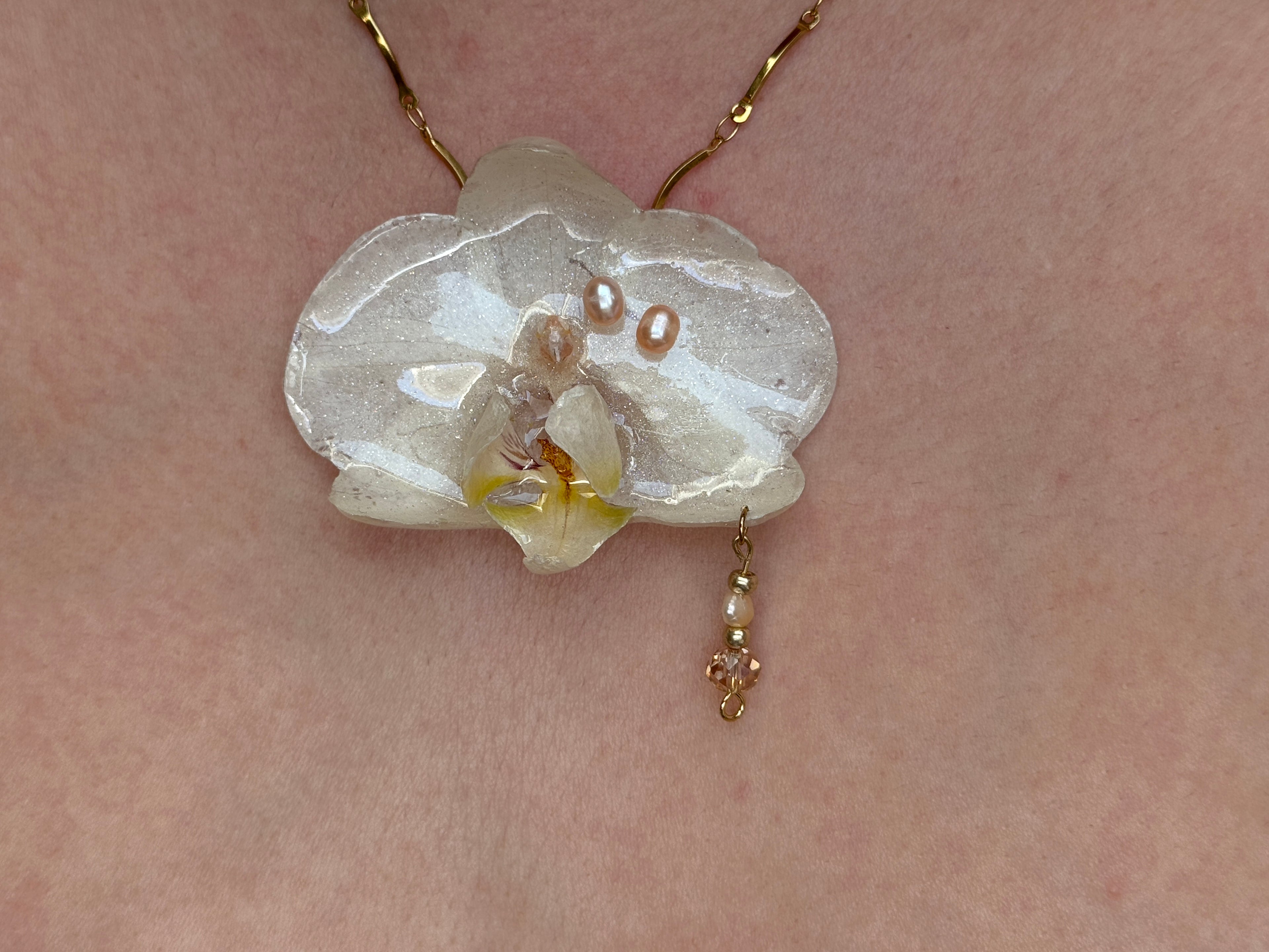Celestia Orchid Necklace
