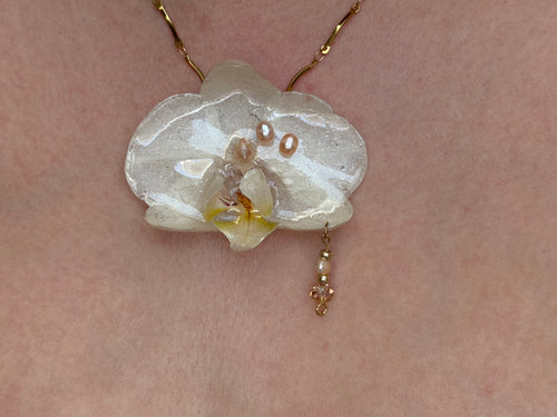 Celestia Orchid Necklace