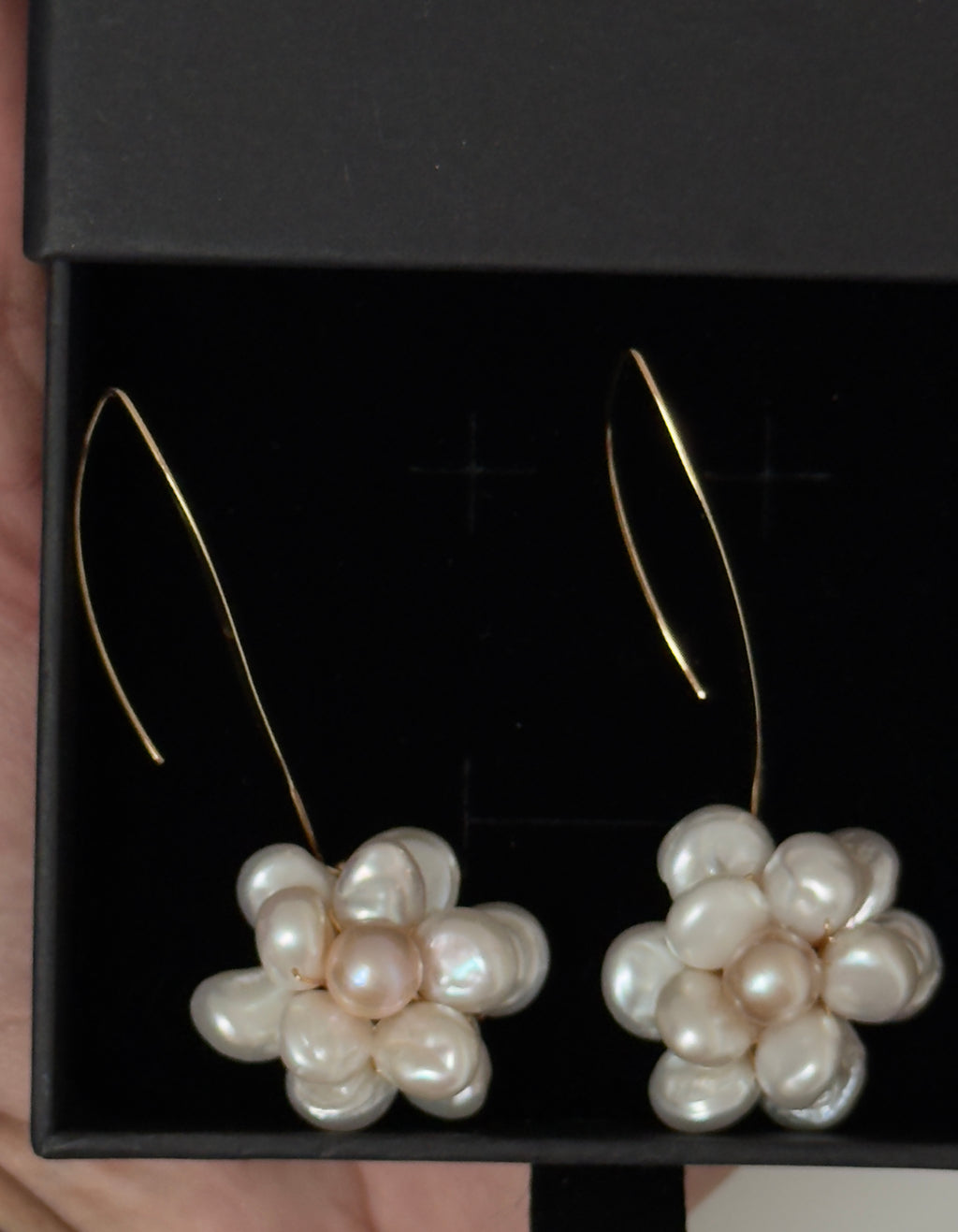 Pearl Bloom Drop Earrings